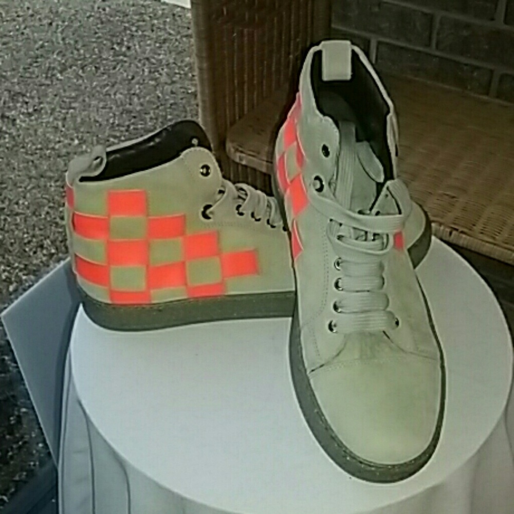 Lanvin Men's High Top Sneakers